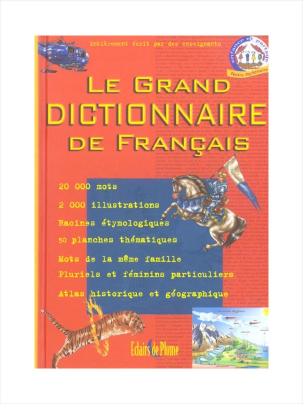 Le Grand Dictionnaire De Francais Hardcover Dictionary Book Brand New